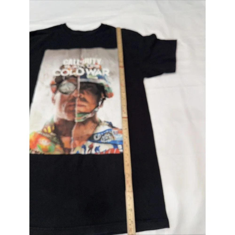 Call Of Duty Black Ops Cold War Short Sleeve Black Shirt Size M